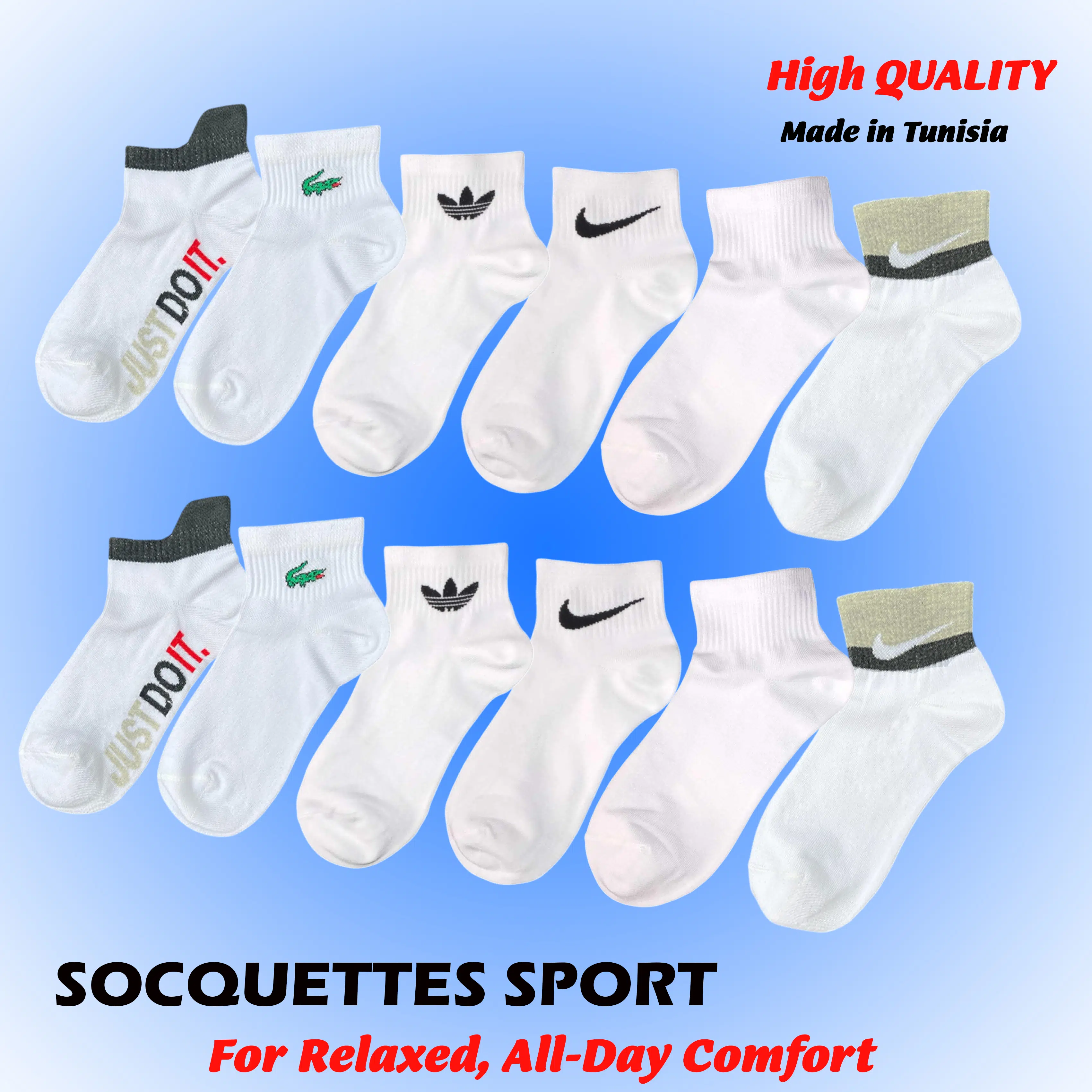 PACK  SOCQUETTES SPORT