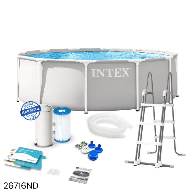 Piscine ronde Prisma Frame 366 cm x 99 cm 26716ND