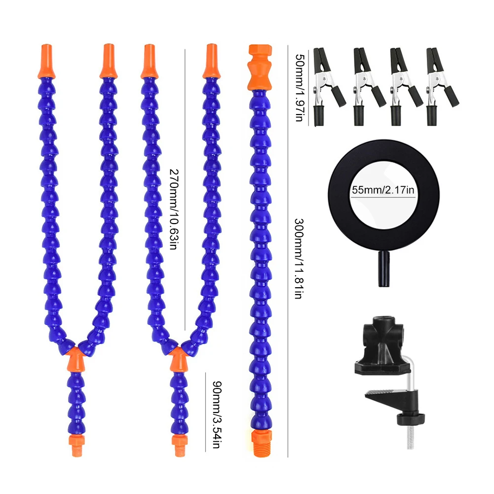 Support de Soudure Multifonction 3X Loupe, LED et Bras Flexibles
