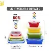 Set de 4 Boîtes Alimentaires Pliables en Silicone