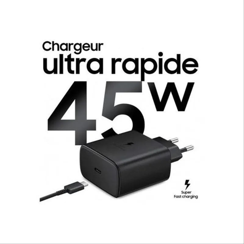 Tete Chargeur secteur USB-C PD 45W - Charge Ultra Rapide