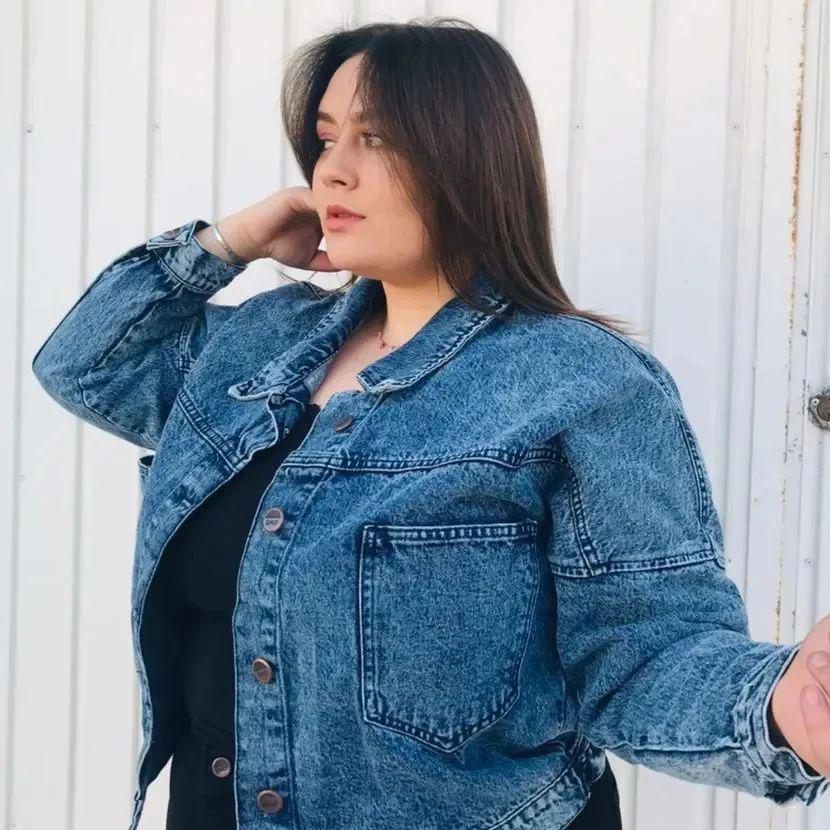 VESTE FEMMES OVER SIZE DENIM