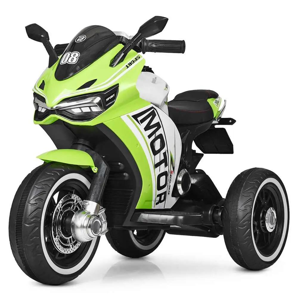 Moto électrique de 1 à 7 ans . Accélérateur pied avant et arrière