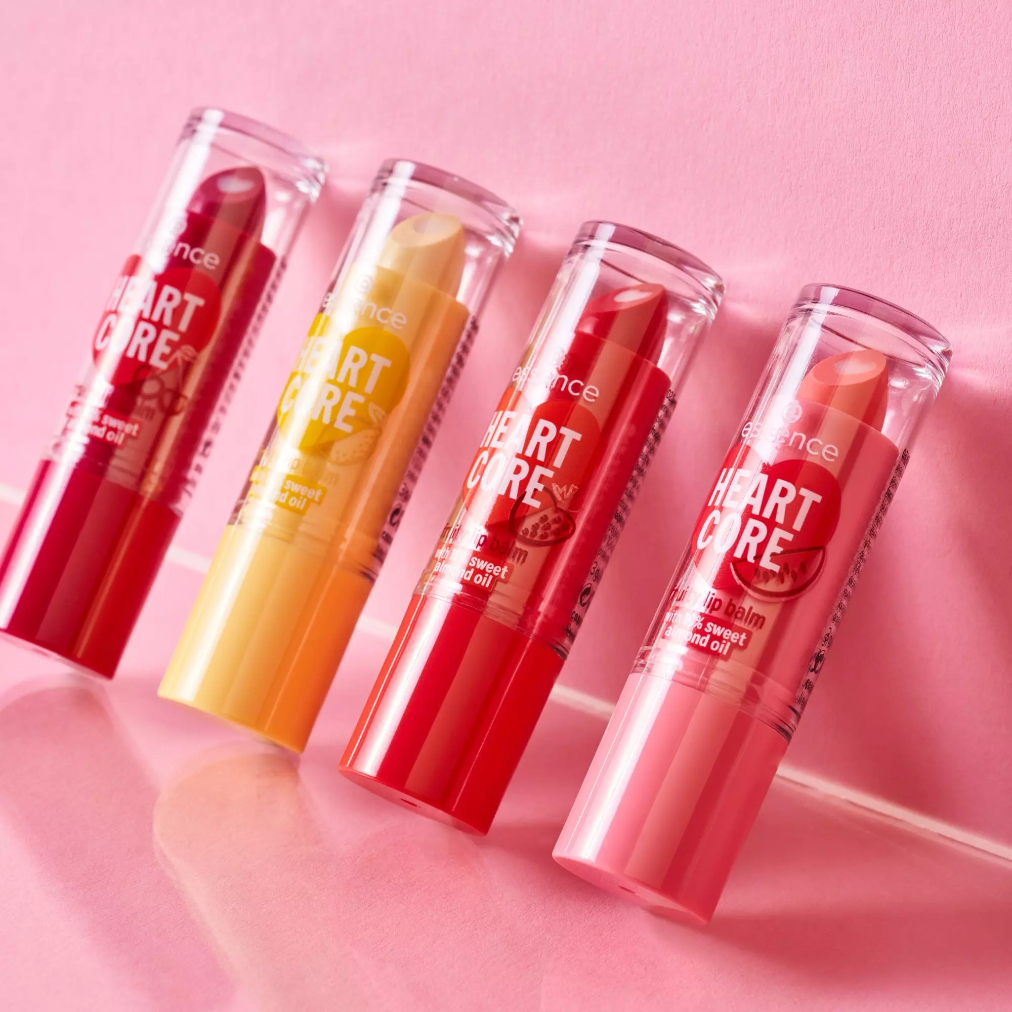 essence - HEART CORE fruity baume à lèvres - 01
