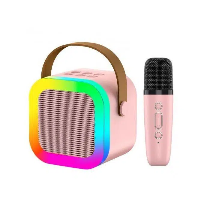 Haut-Parleur Karaoké Bluetooth Avec Microphone Sans Fil