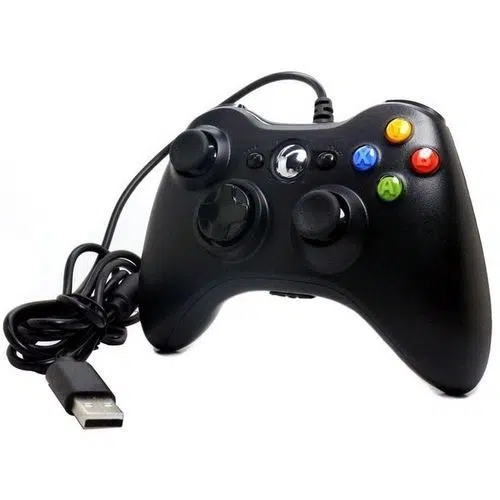 MANETTE FILAIRE XBOX 360 NOIR