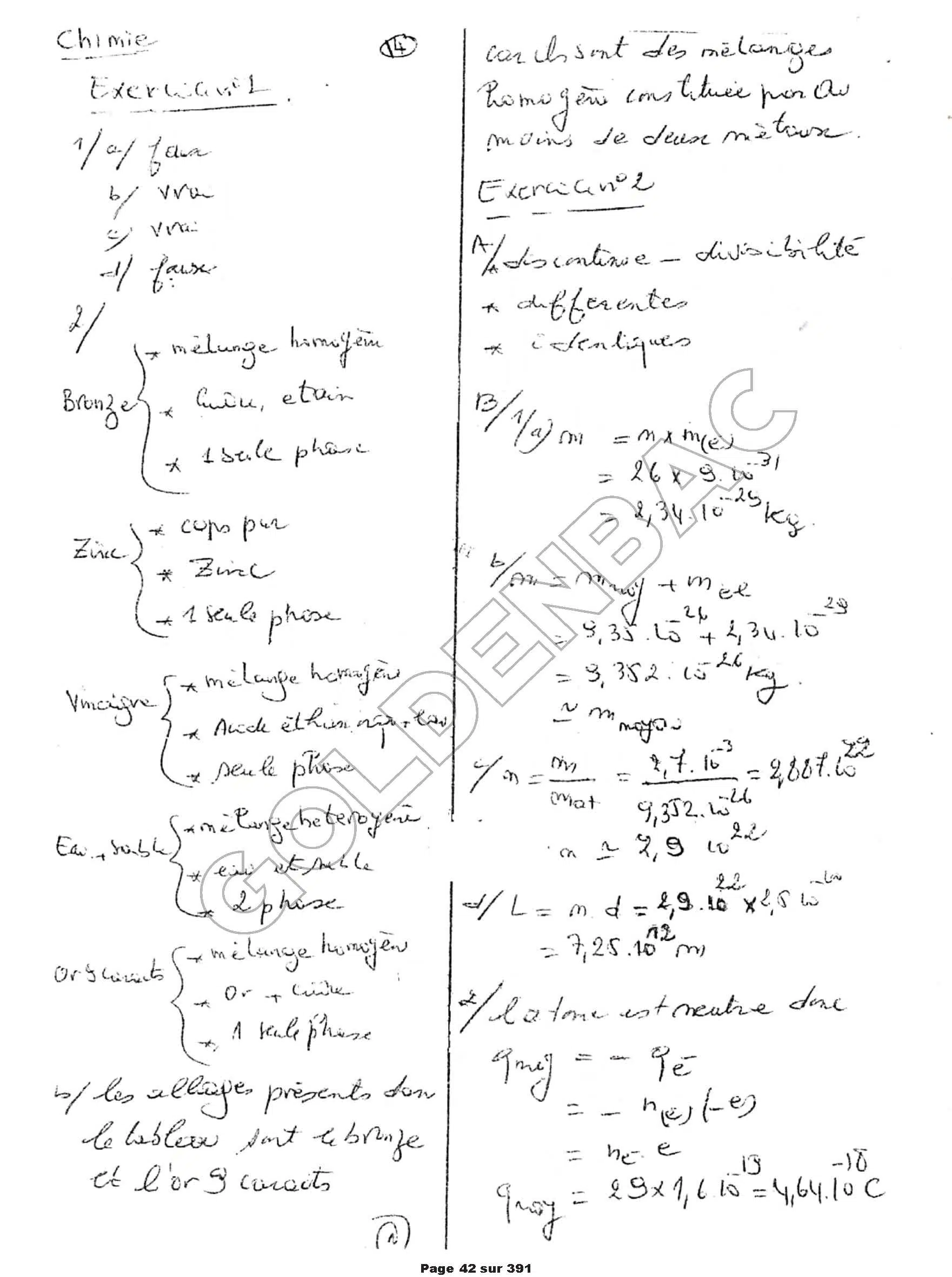 1ère ANNEE - 1ER TRIMESTRE