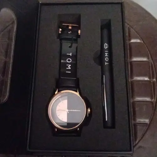Coffret Cadeau Homme Hakka – Montre Élégante + Stylo Tommy de Qualité