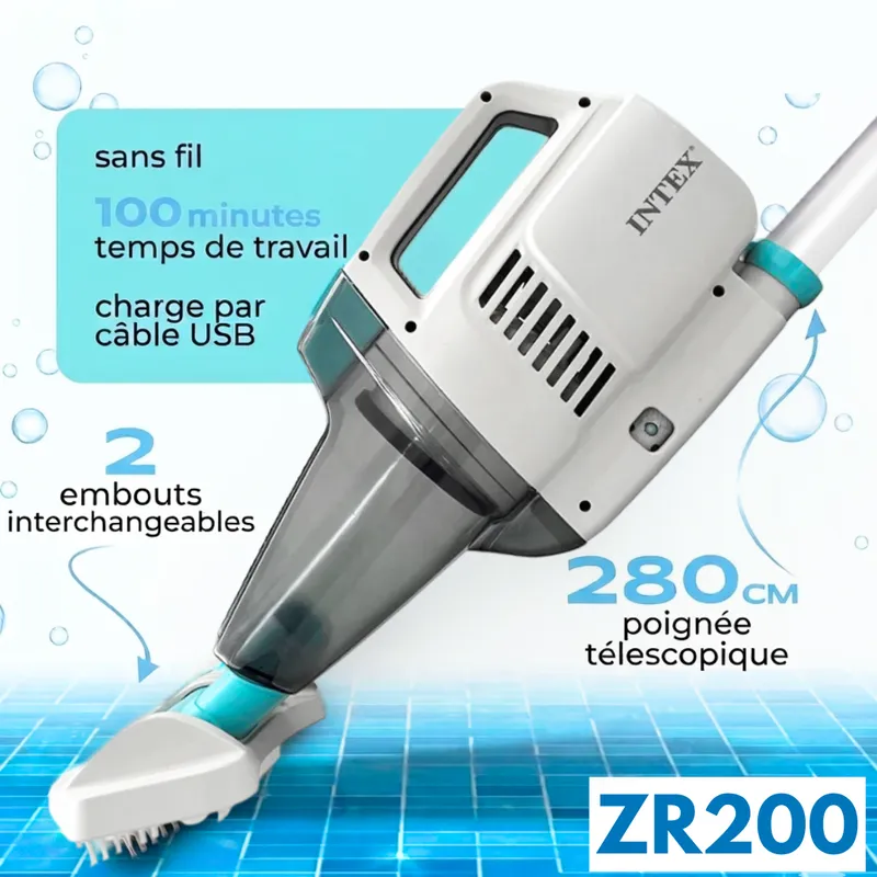Nettoyeur à batterie ZR200 INTEX - 28628