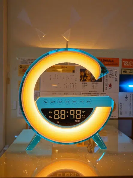 Lampe Led Avec Haut-Parleur Bluetooth + Chargeur Sans Fil (livraison gratuit)