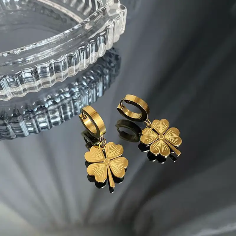 Beautify Collection - boucles doreilles en acier inoxydable pour femme fleur Everver