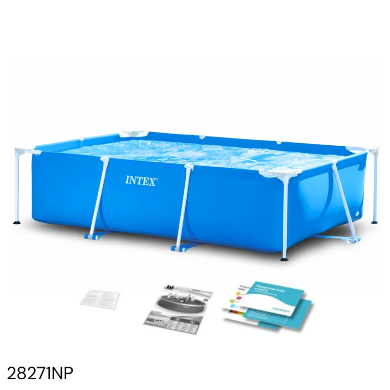 Piscine rectangulaire metal Frame 260 cm x 160 cm x 65 cm