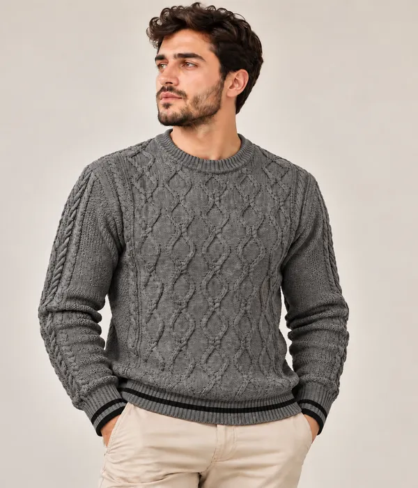 Pull Rond Losange