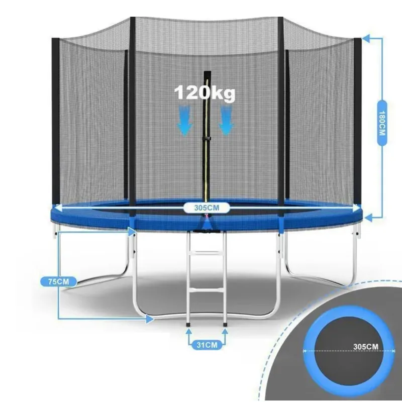 Trampoline outdoor 3.05 Avec échelle