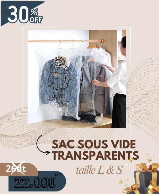 Sac sous vide transparents