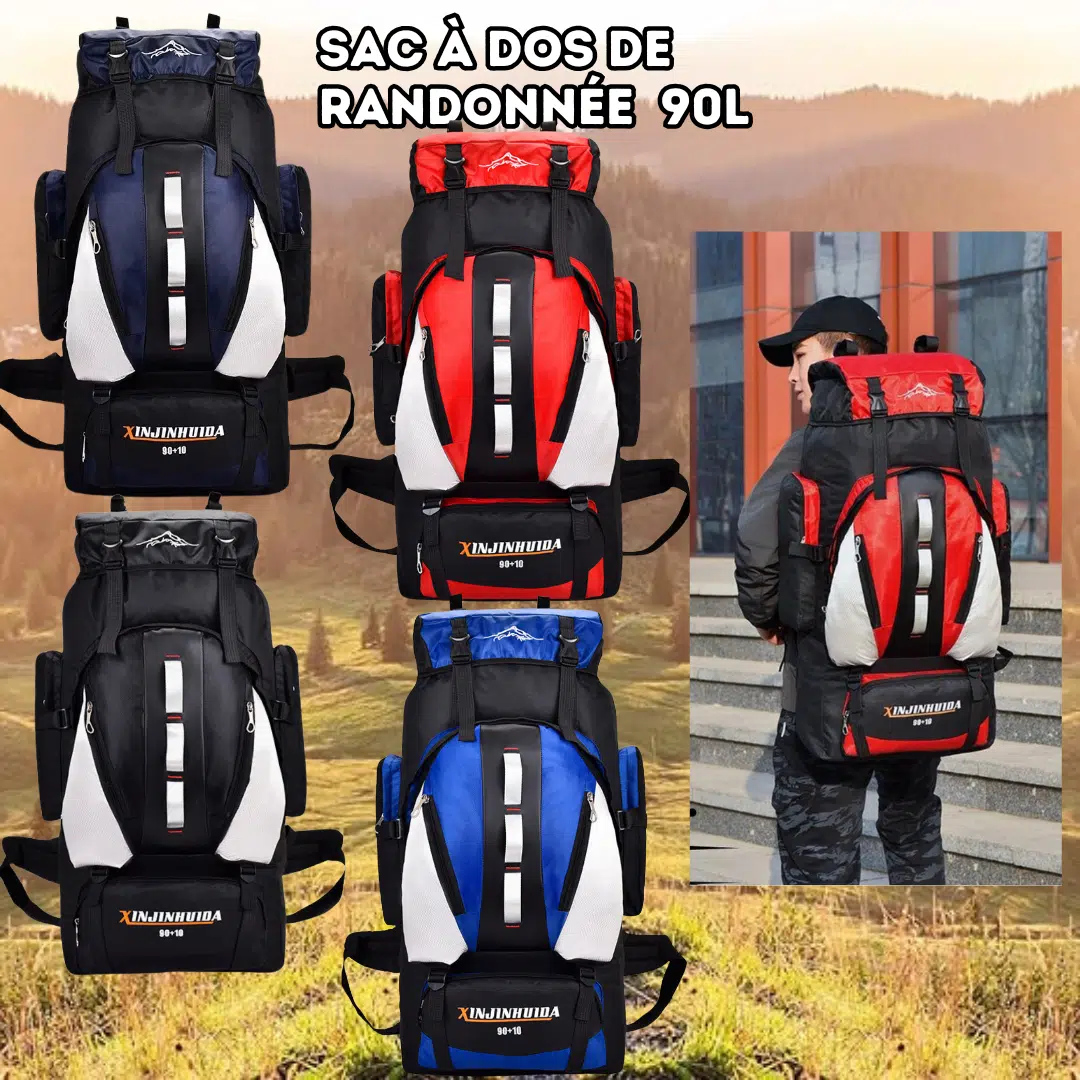 Sac à Dos de Randonnée 90+10L