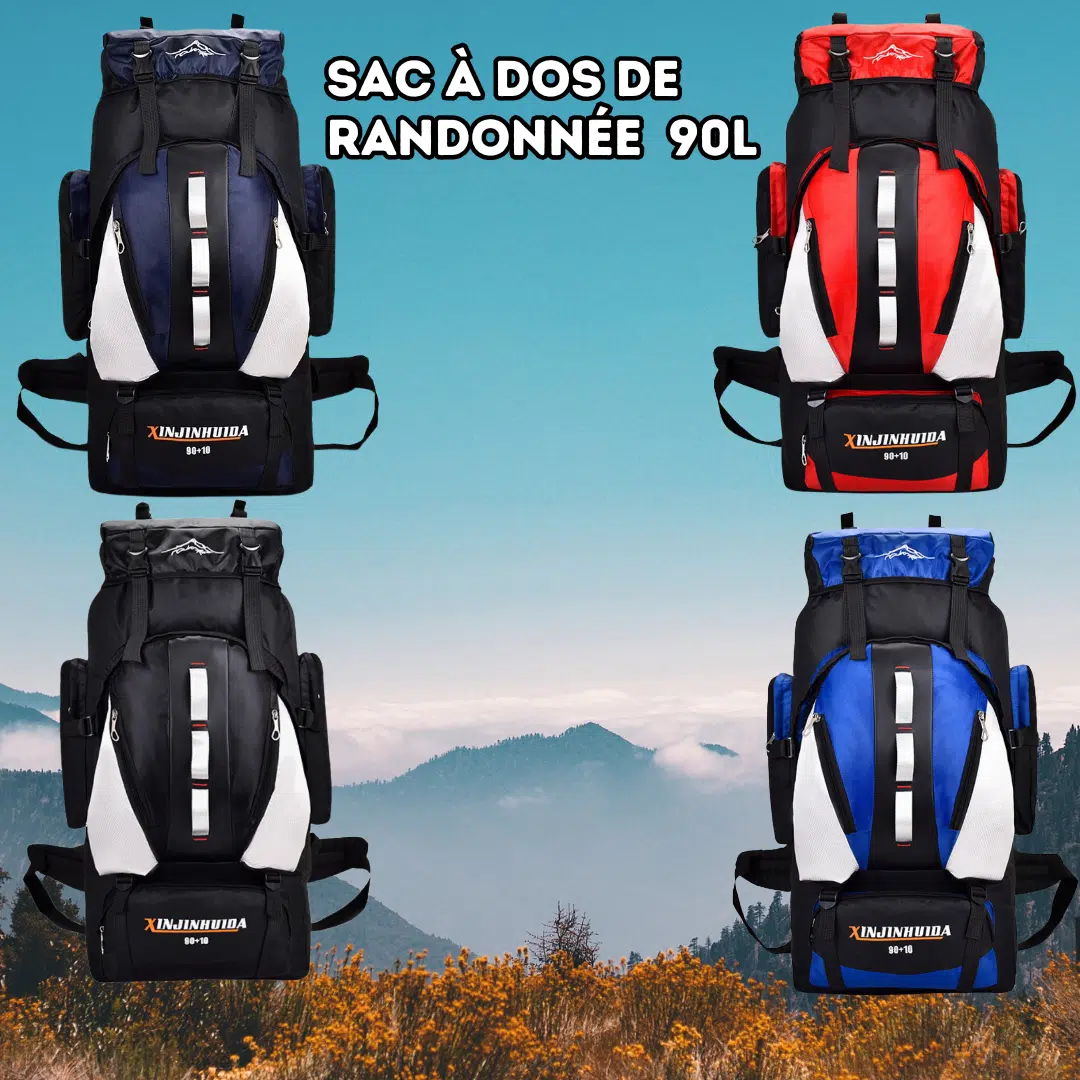 Sac à Dos de Randonnée 90+10L