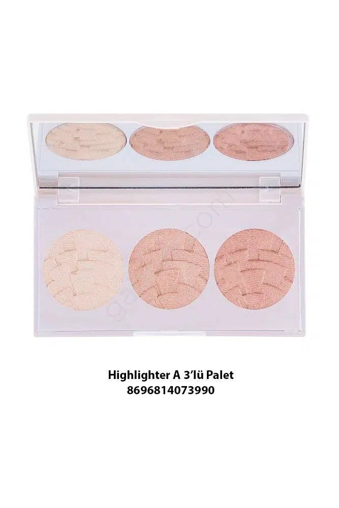 GABRINI - Palette de Highlighter 3 Couleurs A