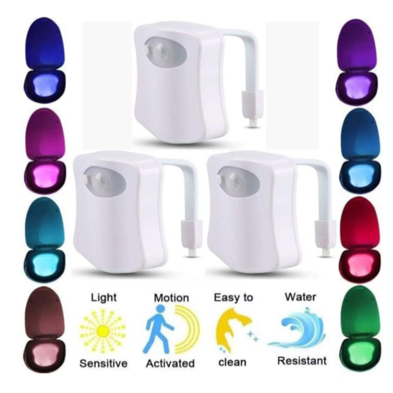 Eclairage LED pour WC |ضوء ليلي بتقنية استشعار الحركة