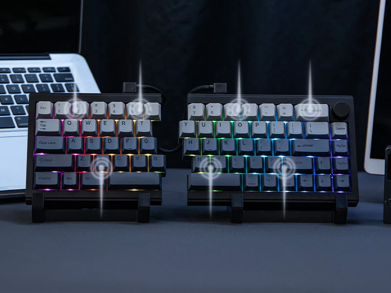Epomaker Split 65 (Wisteria Linear switches)