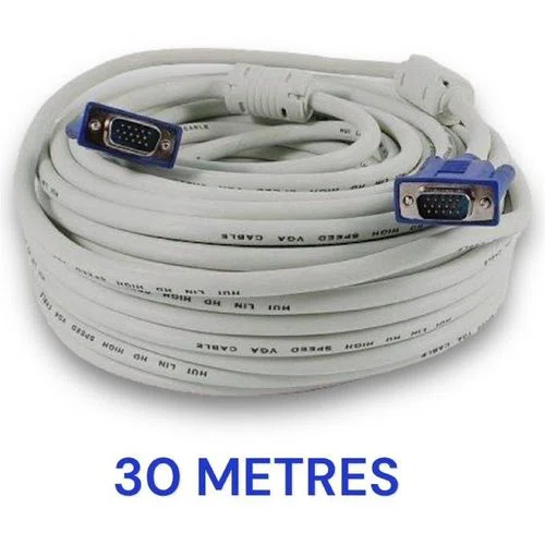 Câble VGA - Mâle Mâle - 30 Mètres
