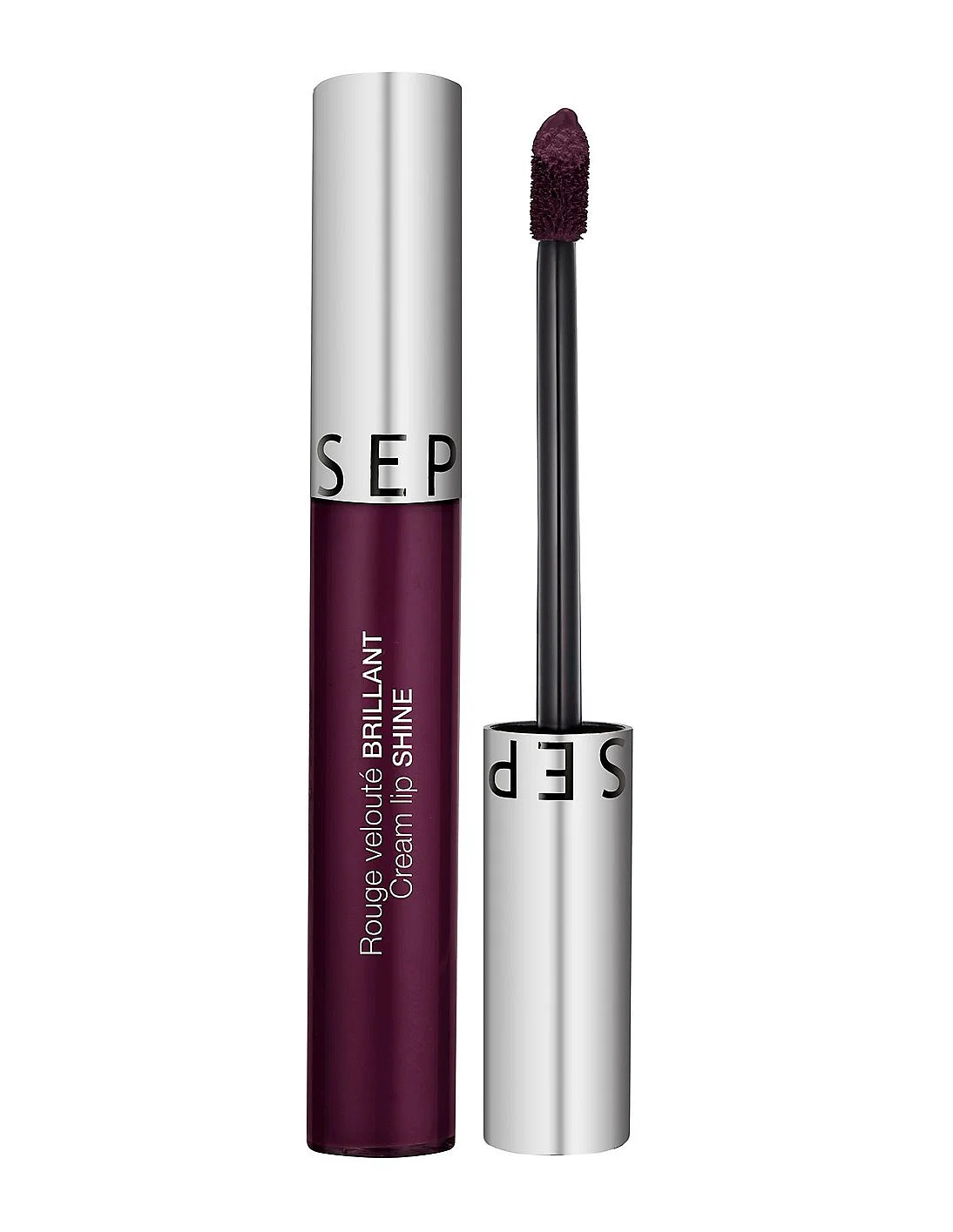 SEPHORA - Cream Lip shine - Rouge à Lèvres Velouté Brillant - 15 Plum Energy