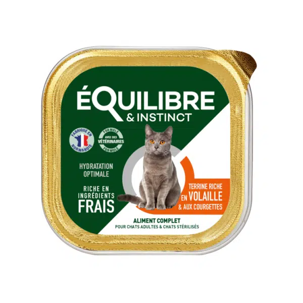 E&I BARQ -COURGETTES CHAT STERIL BQ 85GR