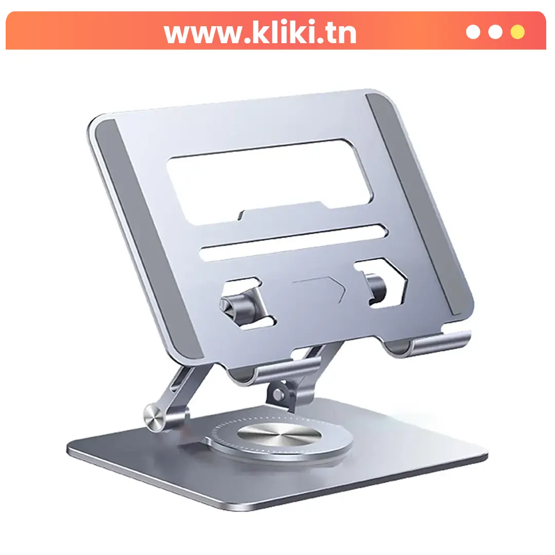 Support Ordinateur Rotatif à 360°