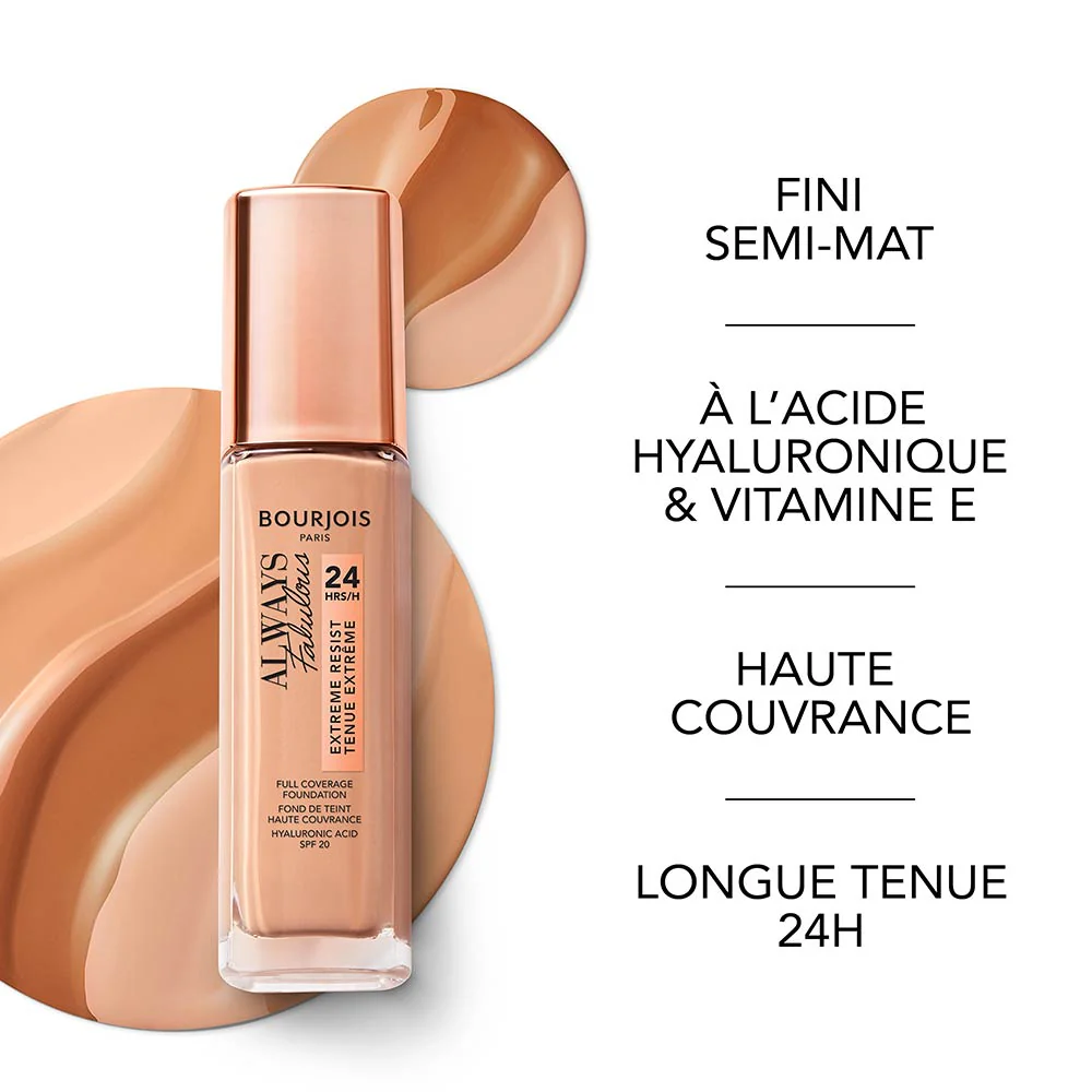 BOURJOIS - Fond De Teint Always Fabulous 24h 410 BEIGE DORÉ