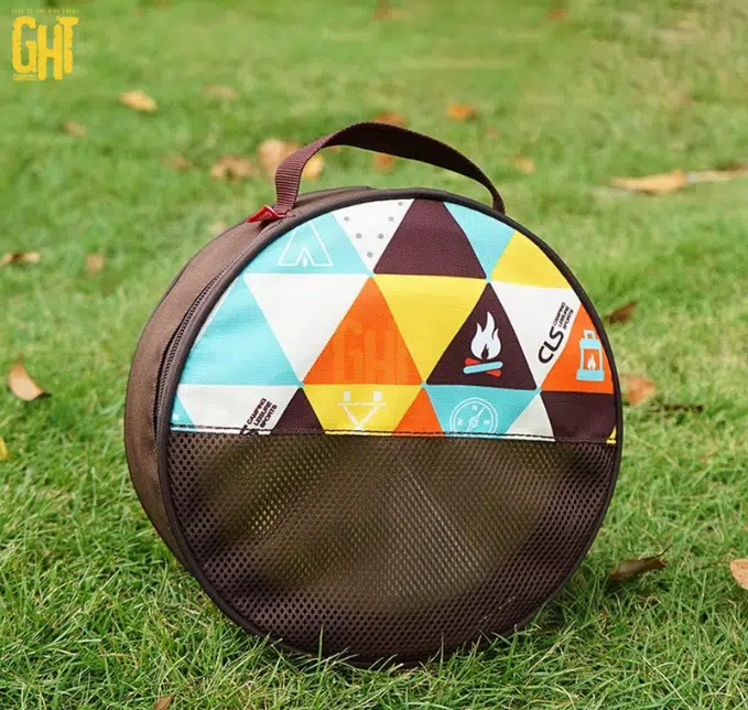 Set de Vaisselle Camping Inox – 22 Pièces + Sac de Rangement – Pour Famille ou Groupe