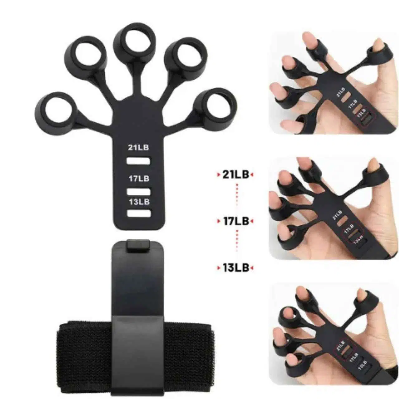 Entraîneur de Doigt - Silicone | جهاز تمارين قبضة اليد