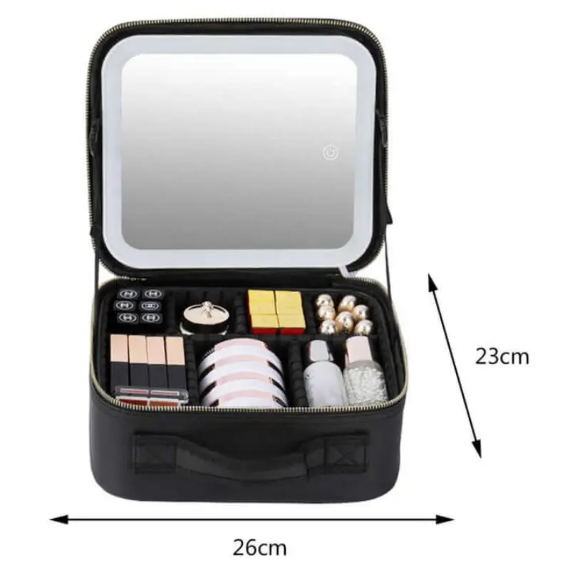 Coffret De Maquillage avec Miroir Lumineux