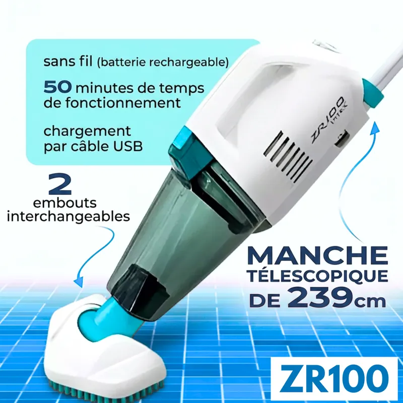 Nettoyeur à batterie ZR100 INTEX - 28626