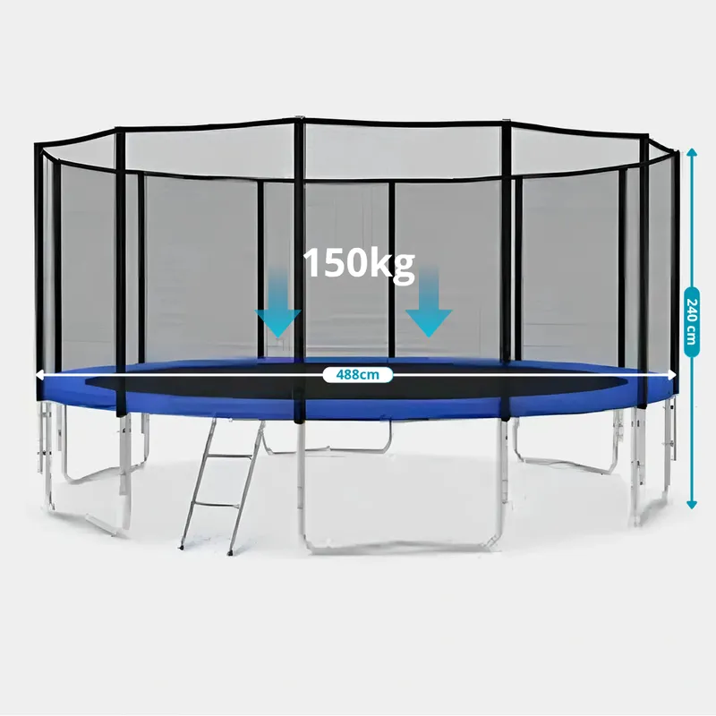 Trampoline de Jardin Géante – 488 cm - Avec échelle