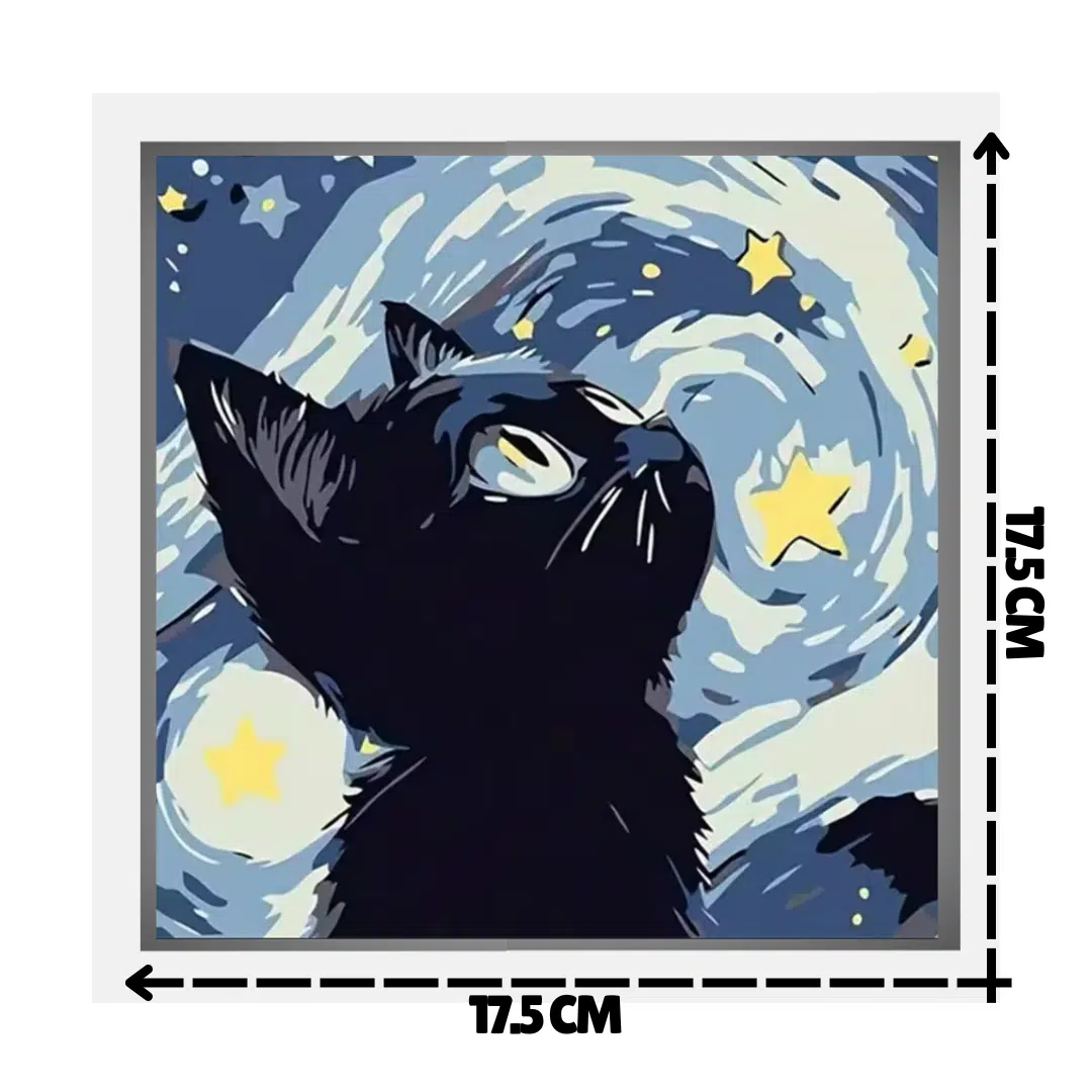 Twilight Cat | 17×17cm
