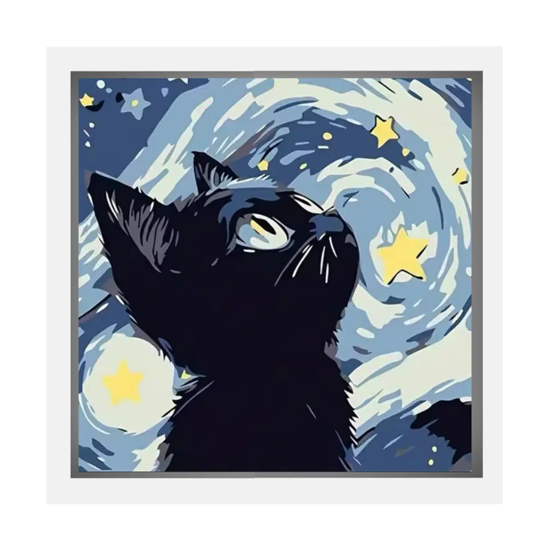 Twilight Cat | 17×17cm