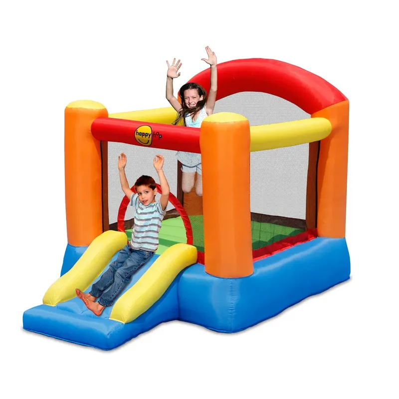 Jeu gonflableL'arche et le toboggan multicolores HAPPYHOP