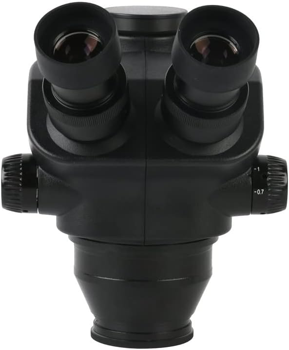 Microscope Trinoculaire 7-200x avec Zoom Continu et Oculaire WF10X/22mm - Idéal pour Soudure de Téléphones et PCB