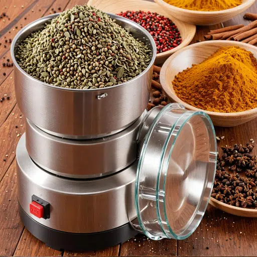 Moulin à café électrique en acier inoxydable