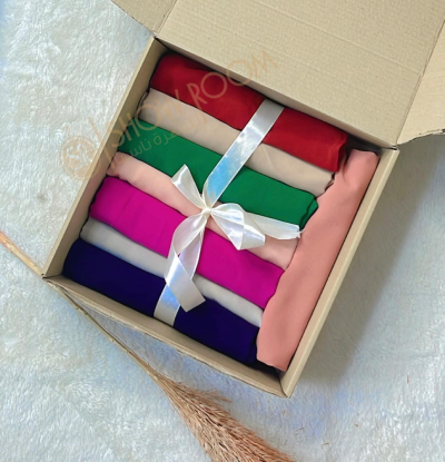 Pack 8 Foulards Chiffon