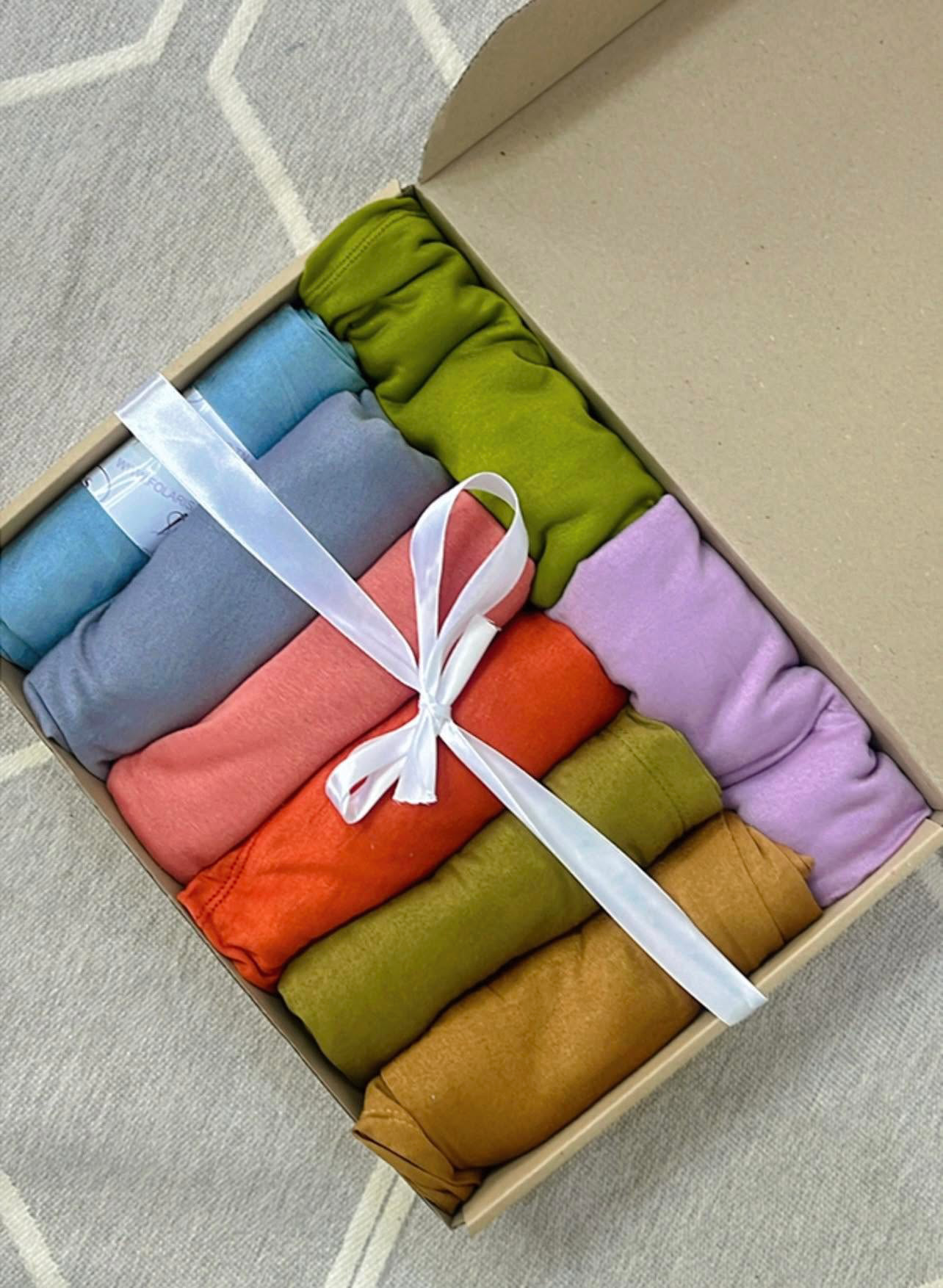 Pack 8 Foulards Coton