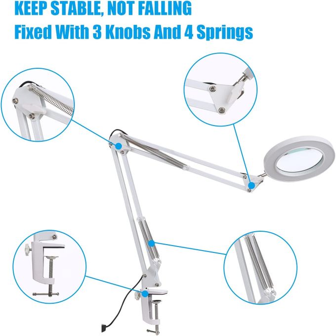 Electronics Products 86A Table LED Magnifying Glass for Reading