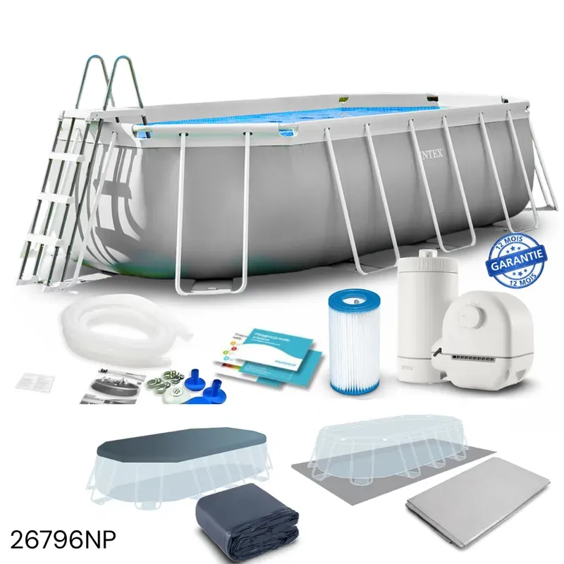 Piscine INTEX Prism FRAME OVALE 5,03 x 2,74 x 1,22 m 26796NP