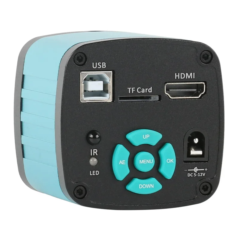 Microscope Numérique 4K Ultra-HD avec Caméra 48MP - Zoom 150x, Lumière LED, Support Pliable