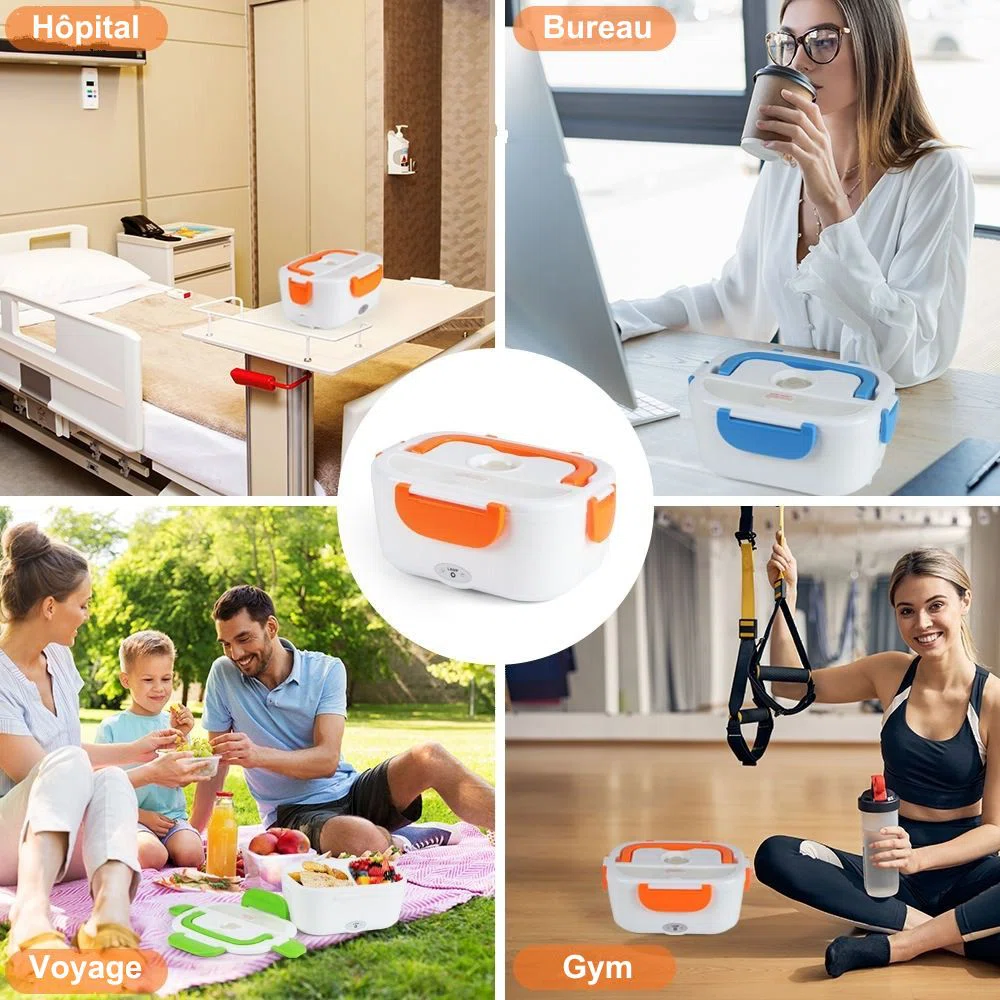 Lunch Box Électrique 40W - Boîte chauffante - (Vert)