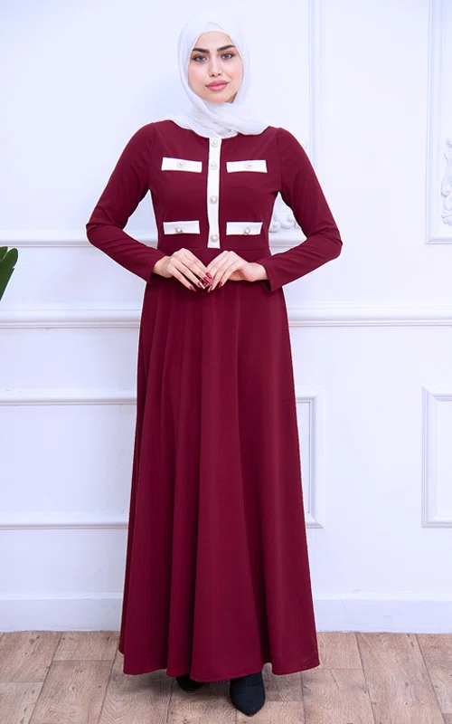 Robe Amira Voilée