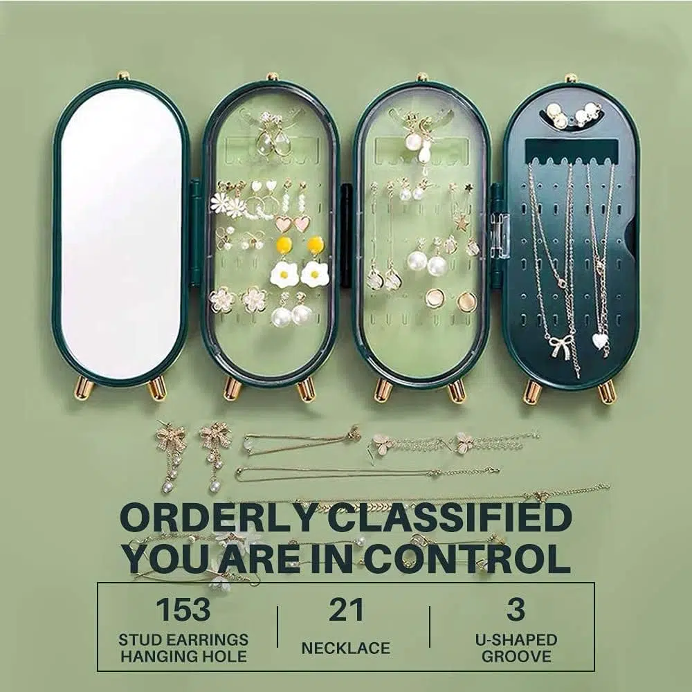 Boîte à Bijoux Pliable et Fonctionnelle