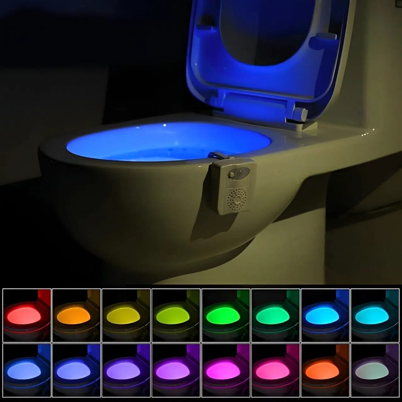 Eclairage LED pour WC |ضوء ليلي بتقنية استشعار الحركة