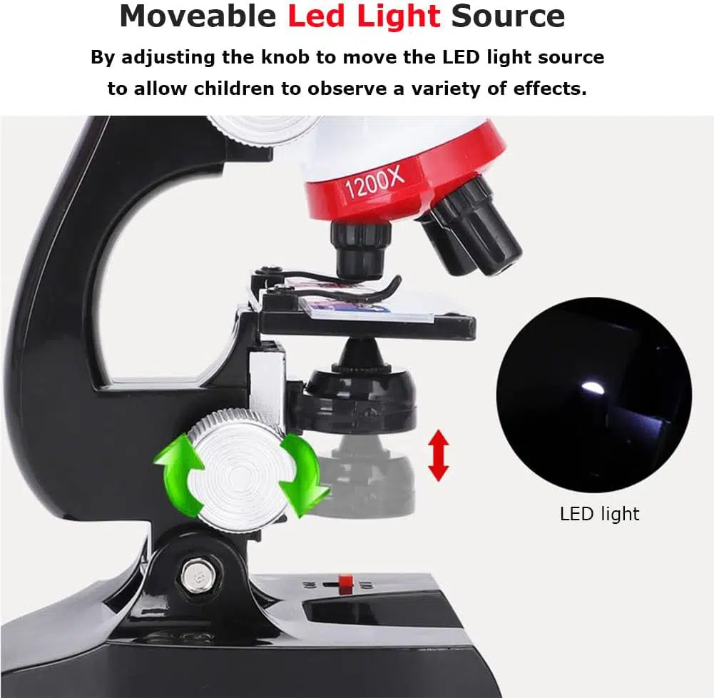 Microscope Enfant 100×‑1200× LED