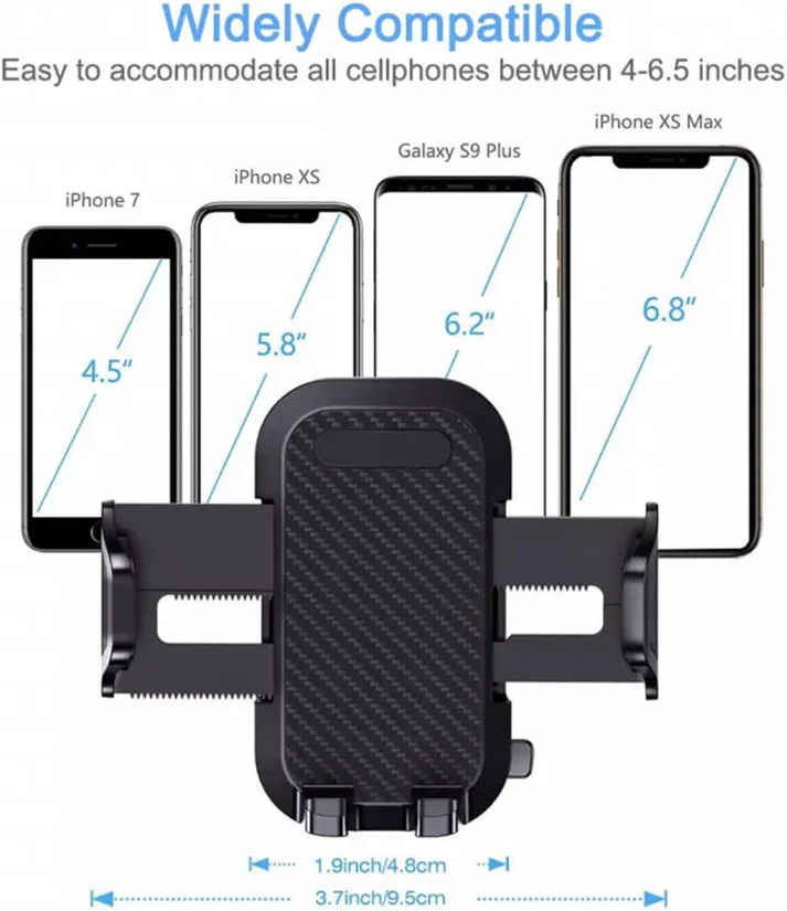 Support Téléphone Voiture 360° pour Tableau de Bord et Pare-Brise